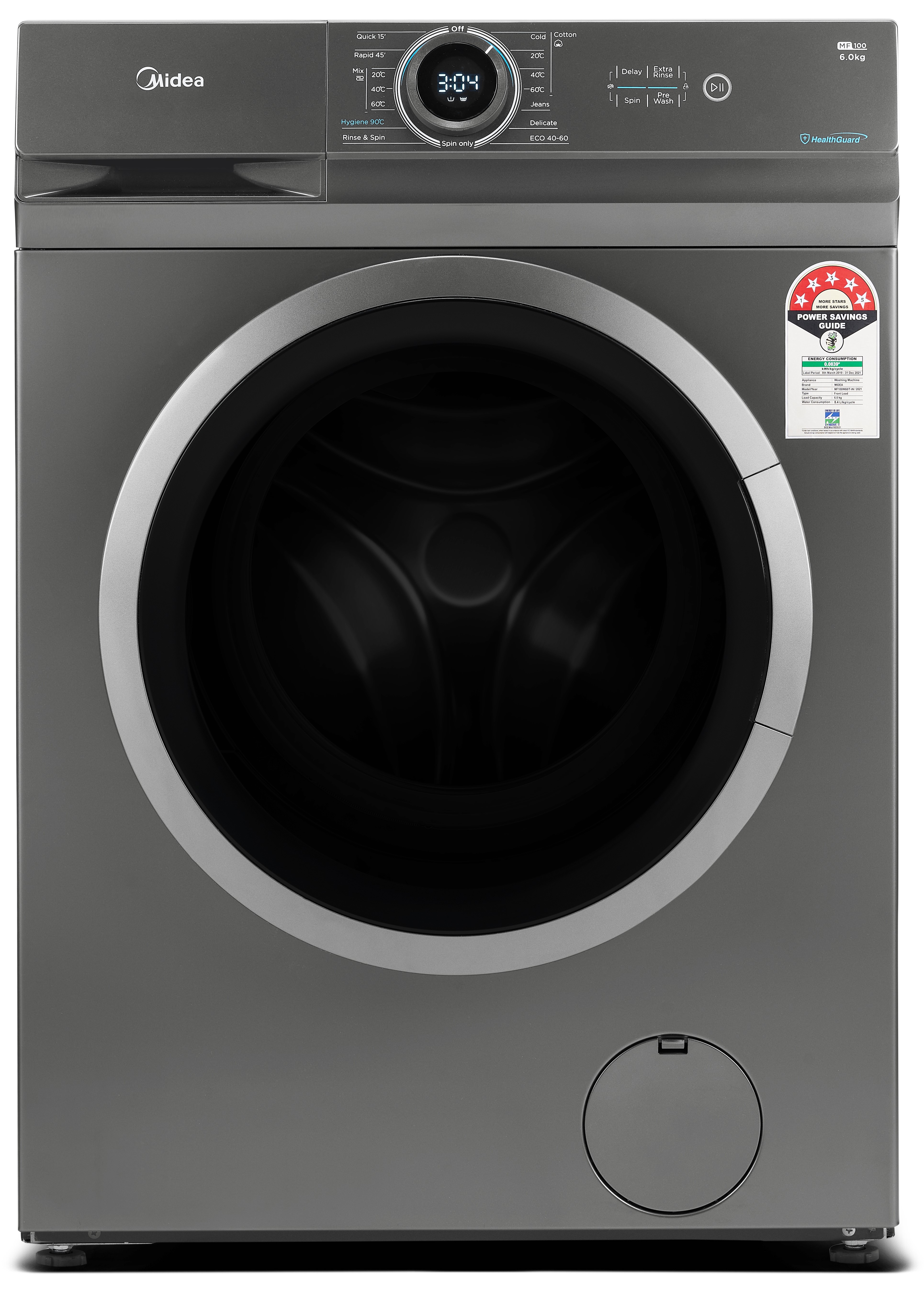 Midea front deals load washing machine